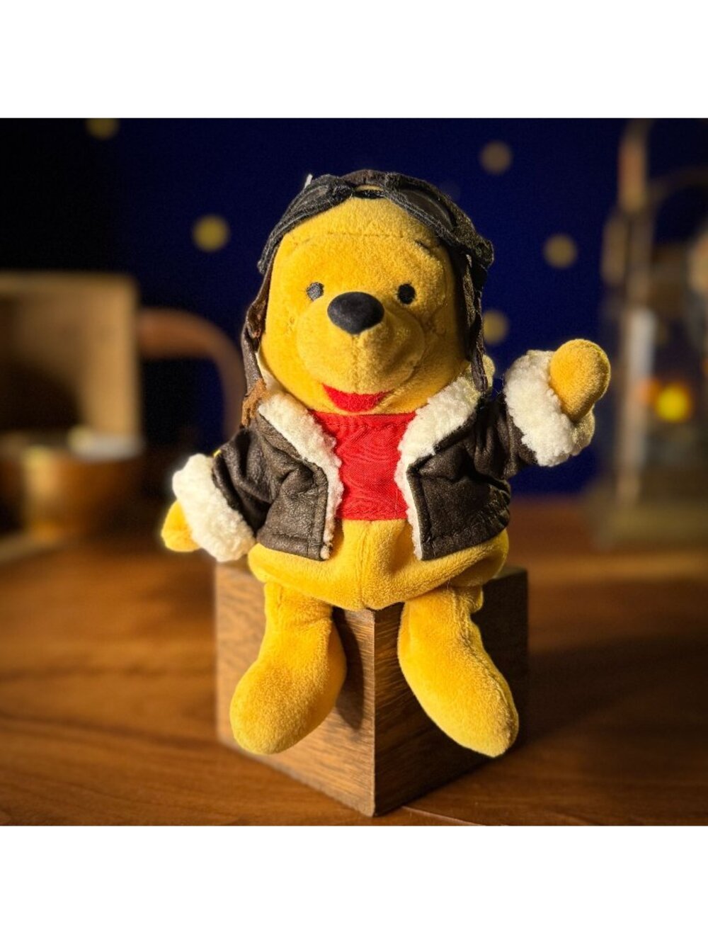 Vintage Disney Store Pilot Pooh Winnie the Pooh Plush